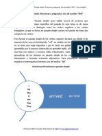 1.11 - Pasado Simple Oraciones y Preguntas. Uso de Auxiliar Did