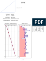 Vertical Time - Depth Below Datum Velocity Intervals Velocity Model