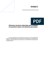 Diferentes Doctrinas Elaboradas para Comparar Los Derechos Reales y Los Derechos Personales