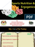 Sports Nutrition and Ergogenics - PPUM