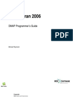 MD Nastran 2006 DMAP Programmer's Guide