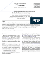 Anaerobic Membrane Reactor With Phase Separation For Treatment The Whey