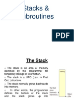 Stacks & Subroutines