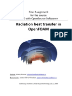 Radiation in OpenFoam Final