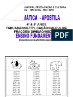 APOSTILA DE MATEMÁTICA 4º e 5º ANOS