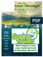 The Christian Messenger: Don't Forget To Turn Your Clocks Forward On Saturday, March 8