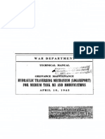 TM 9-1750H Hydraulic Traversing Mechanism (Logansport) For Medium Tank M3 and Modifications 1943