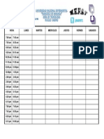 Formatos de Horarios Mefst-Unefm