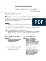 13th Ammendment - Us History Lesson Plan Ruiz