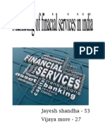 Marketing of Financial Services in India