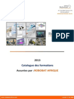 Catalogue Des Formations Robobat Afrique PDF