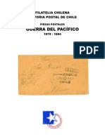 Historia Postal de Chile en La Guerra Del Pacifico, 1878 1884