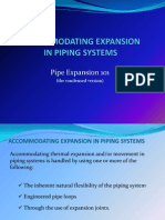 Accommodating Expansion in Piping Systems