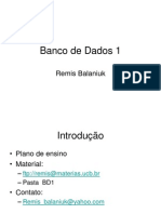 Banco de Dados 1 - Aula1