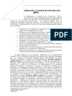 Sistema de Planificación y Control de La Producción (MPC)