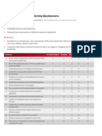 Conceptualizing Leadershipquestionnaire