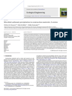 Microbial Carbonate Precipitation Review