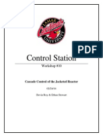 Workshop#10 Report - Cascade Control of Jacketed Reactor - Roy - Stewart