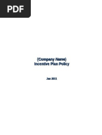 Incentive Plan Policy-Templates