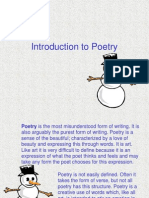 Introduction To Poetry