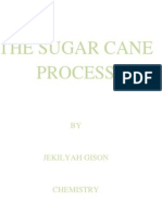 Sugar Cane Process Chemistry Project