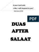 Supplications (Duas) After Prayers