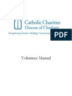 Catholic Charities Diocese of Charlotte Volunteer Manual