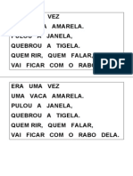 A Vaca Amarela - Fatiada e Exercícios