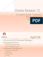 Procurement Oracle R12 Payments