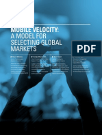 Mobile Velocity: A Model For Selecting Global Markets - By: Razal Minhas, Sudip Mazumder, Dan Israel, Joshua Dye