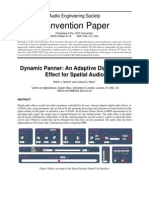 MorrellReiss AES127 DynamicPanner