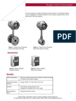 Principle of Operation: Target Inline Flowmeter