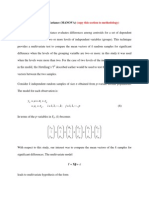 Multivariate Analysis of Variance (MANOVA) : (Copy This Section To Methodology)