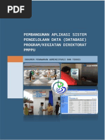 Web Base Aplikasi Sistem Pengelolaan Data Program Kegiatan PMPPU