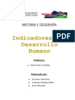 Indicadores de Desarrollo Humano