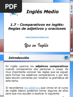 1.7 - Comparativos en Inglés Reglas de Adjetivos y Oraciones