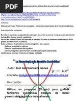 La Tecnología y La Función Cuadrática