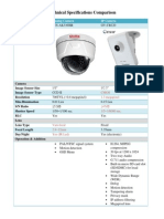 Technical Specifications Compars