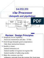 The Processor: (Datapath and Pipelining)