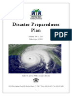 Disaster Preparedness Plan 6 2013