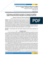 Performance and Emission Analysis of Compression Ignition Engine in Dual Fuel Mode Using Rice Bran Biodiesel and LPG