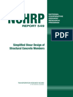 Simpli Ed Shear Design of Concrete Members (NCHRP Report 549)