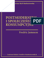 Fredric Jameson - Postmodernizm I Społeczeństwo Konsumpcyjne PDF