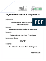 Tecnicas para Realizacion de Investigación Dmercado Plataformas y Describir Que Podríamos Tener Como Funcionalidad para Lanzar La Investigación de Mercado