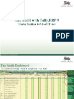 Tally ERP 9 - TAX AUDIT