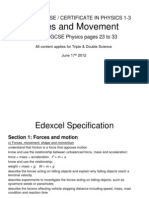 Igcse 13 Forces&Movement