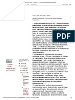 BORGES, C. Breve Cronologia Do Conceito de Desenvolvimento Sustentável