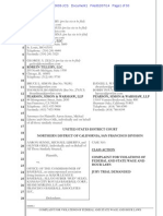 Senne, Liberto, and Odle v. Commissioner of Baseball - Complaint and Jury Demand Filed 02/07/14