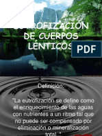 EUTROFIZACIÓN DE CUERPOS LÉNTICOS SM