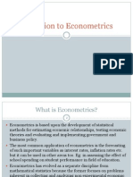 1 Introduction To Econometrics